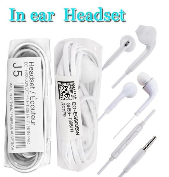 Ganze Kopfhörer J5 S6 In-Ear-Kopfhörer mit Kabel, 35-mm-Klinkenstecker, In-Ear-Kopfhörer mit Sprachsteuerung und integriertem Mikrofon für Samsung S8 S94538615