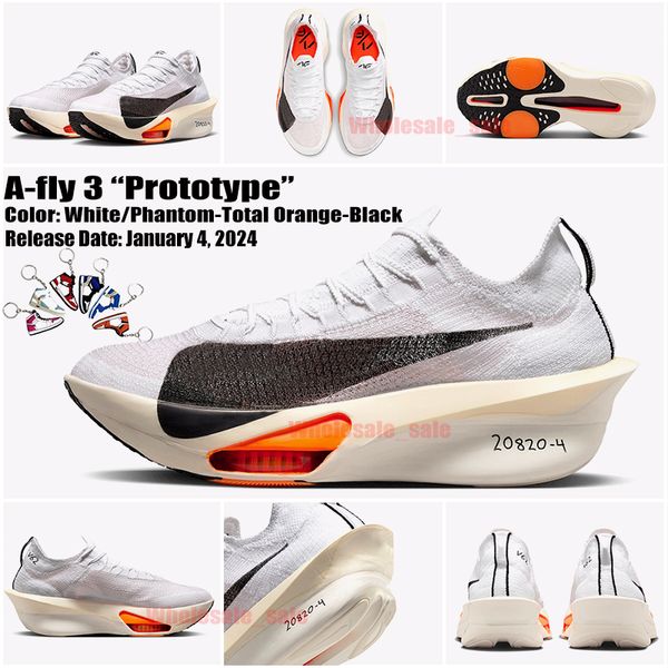 Mit Box Alpha Laufschuhe Zoom 20820-4 Racing Marathon V62 White Phantom Total Orange Black Fly 3 Prototype Herren Damen Sneakers Trainer Größe 36-45