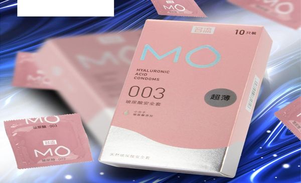 MO 003 Pink Sex Products Lubrificanti ultrasottili per uomo e donna Confezione da 10 Manicotto in gomma9288098