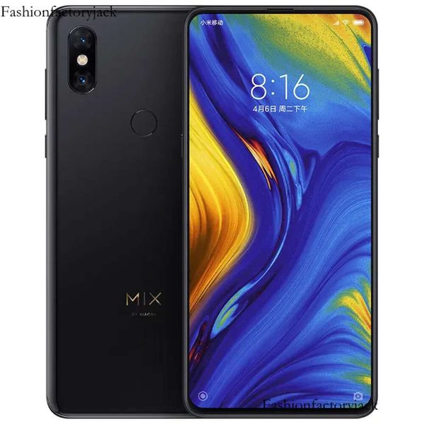 Оригинальный сотовый телефон xiaoooMiiii Mi Mix 3, 4G LTE, 8 ГБ ОЗУ, 128 ГБ, 256 ГБ ПЗУ, восьмиядерный процессор Snapdragon 845, Android 6,39 дюйма, полноэкранный режим, 24,0 МП, NFC