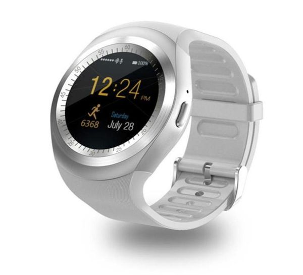 Bluetooth Y1 Smart Watch Reloj Relogio Android Smart Bracciale Chiamata telefonica SIM TF Sincronizzazione fotocamera per Sony HTC Huawei Xiaomi HTC Android7792762