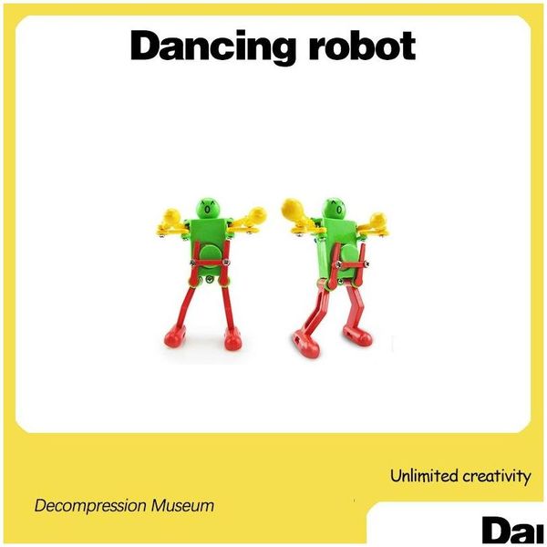 Giochi cinematografici Spot Decompressione Museo Fuori moda9Cm Danza Meccanismo Robot Creatività Altalena Giocattoli noiosi Regalo di consegna goccia magica Dhl2Z