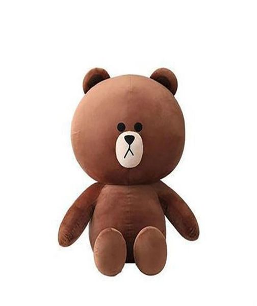 Urso marrom coelho boneca de pelúcia travesseiro bonito macio brinquedos de pelúcia bonecas dos desenhos animados namorada crianças aniversário presentes de natal t2007317111283