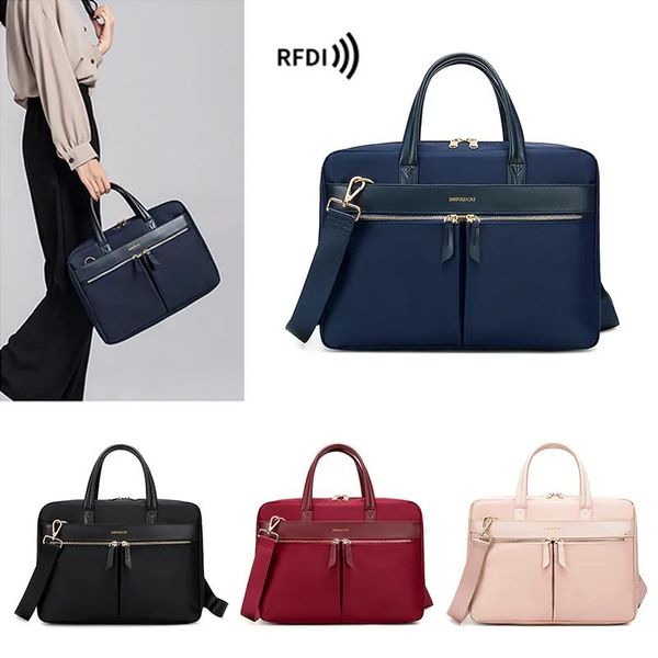 Sacos de portátil sacos de moda feminina notebook maleta para 13.3 15 16 Polegada portátil crossbody saco sacos de ombro negócios viagens escritório ladie
