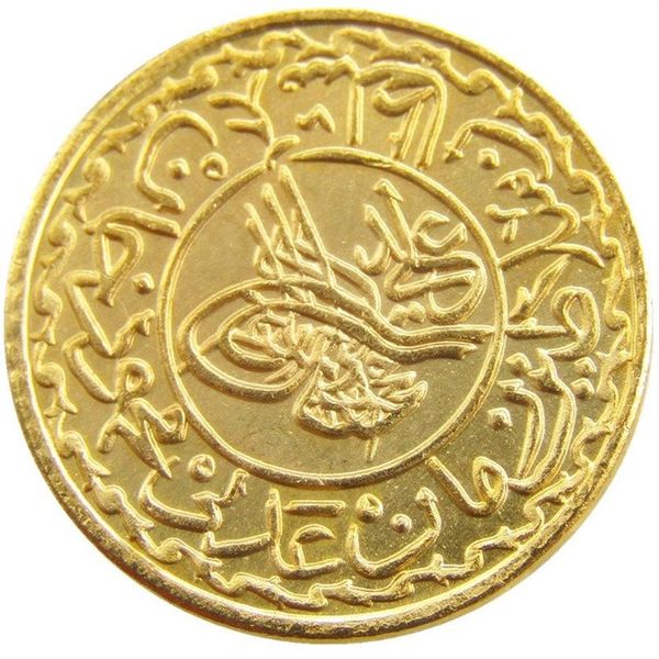 Турция Османская империя 1 Золотая монета Adli Altin 1223, акция, дешевые заводские аксессуары для дома, серебряные монеты249S