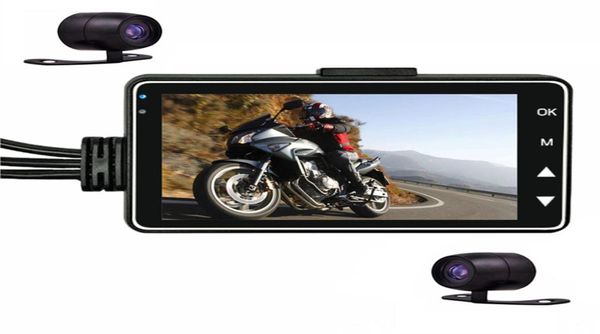 Videorecorder, Motorradkamera, DVR, Motor-Dashcam mit speziellem Dualtrack, vorne und hinten, Recorder, Motorrad-Motor-DVR mit Dual-Mini9586809