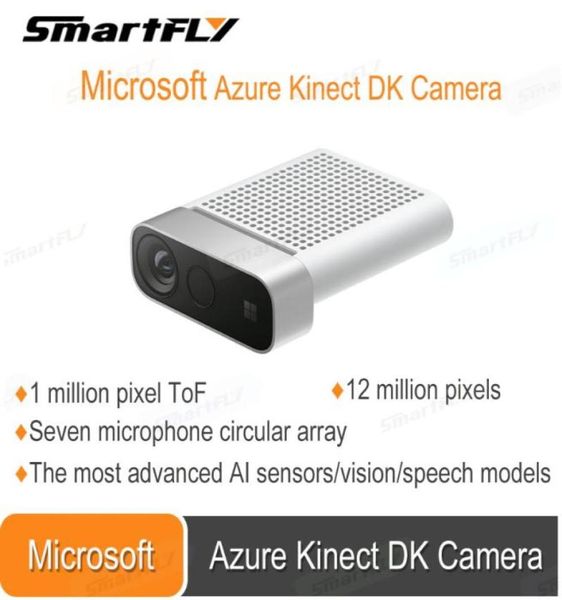 Webcams Azure Kinect DK Camera com visão computacional sofisticada e modelos de fala Sensores avançados de IA com mais potência que D435i8578115