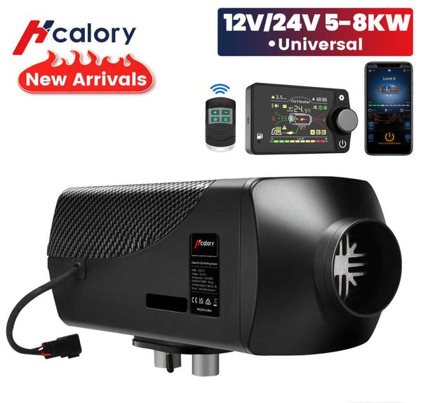Home Heizungen Hcalory 58KW Auto Luft Diesel 12V24V Universal Parkplatz Bluetooth App Fernbedienung Schalter Für RV W2210255166515