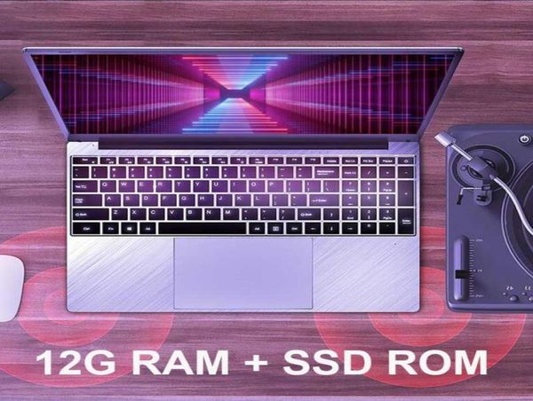 SSD da 156 pollici 12G RAM 128G256G512G1TB con schermo IPS 19201080 Riconoscimento delle impronte digitali Tastiera retroilluminata Laptop8720014