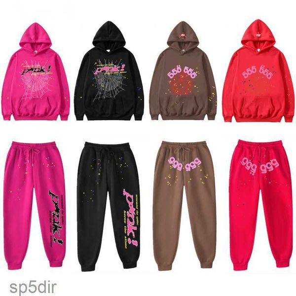 Tuta da uomo di design Felpa di lusso Spider 555 Tuta da uomo moda Sp5der Young Thug 555555 Pullover Tuta da donna rosa Z5E2 NAY9