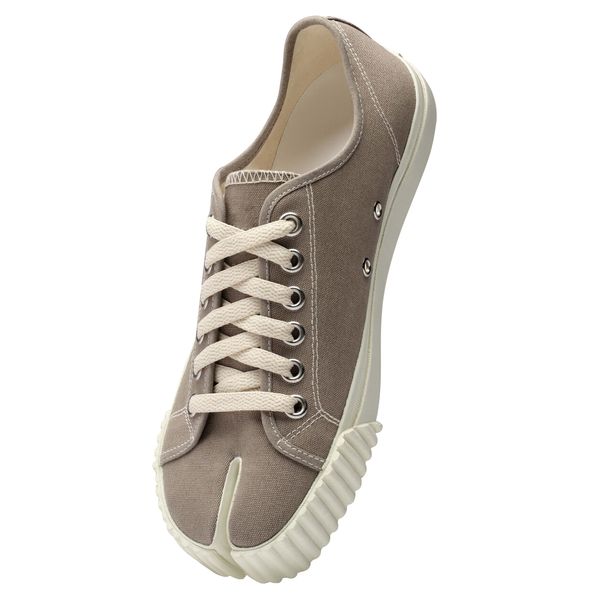 sapato de basquete da moda tênis de tênis casual Tabi Low Run Shoes Canvas Men Women Men Luxury Designer Maisões