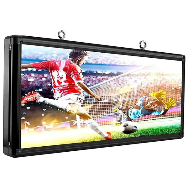 Yeni SMD Technology PH6 Outdoor LED işareti tam renkli 40 '' x 18 '' Yüksek çözünürlüklü yüksek parlaklık pro