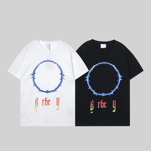Camiseta masculina designer camiseta chama impressão letras apliques padrão verão de manga curta moda simples