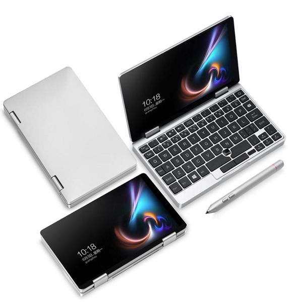 Ноутбуки оригинальный 7-дюймовый планшетный ПК One Mix1S, мини-ноутбук Intel Celeron 3965Y, 8 ГБ, 256 ГБ, серебряная лицензия, Windows 10, сенсорный экран Bluet7928711