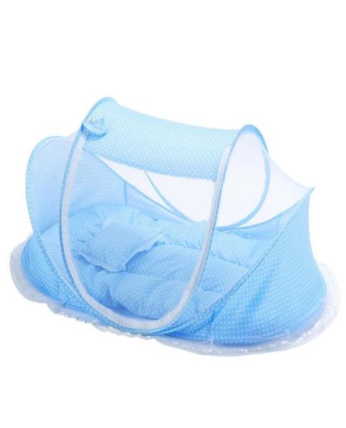 Culle per bambini Letto nido Culla portatile Pieghevole traspirante Set di biancheria da letto per la cura dei nati con zanzariera Cestino Cuscino Lettino in cotone5213920