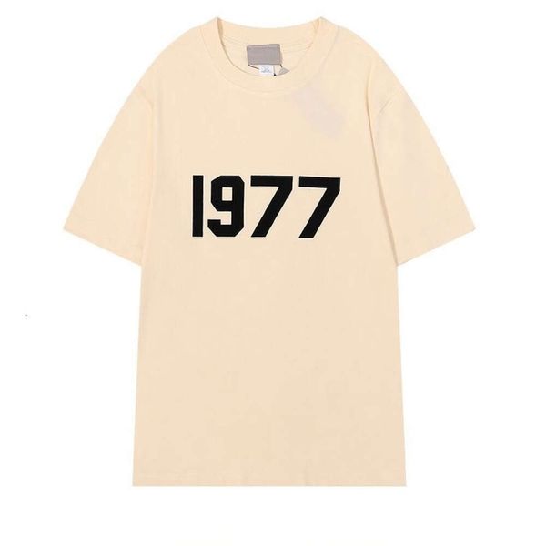 Essentials Herren-T-Shirt, Designer-T-Shirts für Männer und Frauen, High-Street-Digitaldruck-Grafik-T-Shirt, lässig, lose, amerikanisches Kurzarm-Top, modisches Baumwoll-T-Shirt in Übergröße