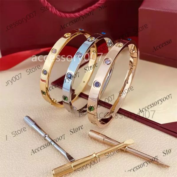 Designer-Schmuck-Armband, 7 mm, Luxus-Schmuck, Designer-Armband, hochwertige Modeaccessoires, Liebesarmreif, Geschenk zum Valentinstag, präsentiert Schmuck