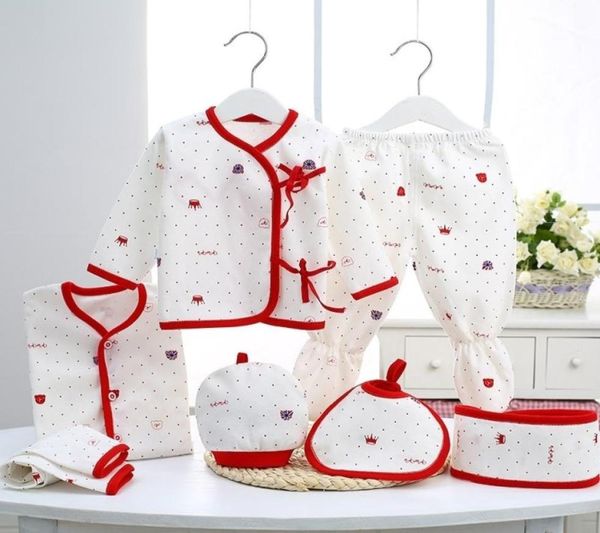 03 mesi biancheria intima infantile abiti in morbido cotone cartone animato neonata vestiti set neonato marchio per neonato abiti ragazzo Ropa Bebe 210305566063