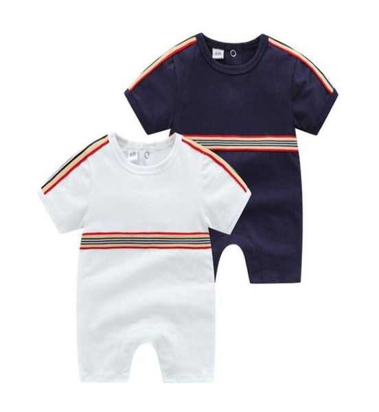 Moda 2021 bambino neonato designer neonate ragazze pagliaccetto manica corta in cotone infantile per bambini tuta tuta tuta bambino8974465