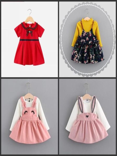 Roupas baratas da moda para meninas, roupas de primavera para bebês recém-nascidos, vestidos fofos para bebês meninas, roupas 509 Y29603873