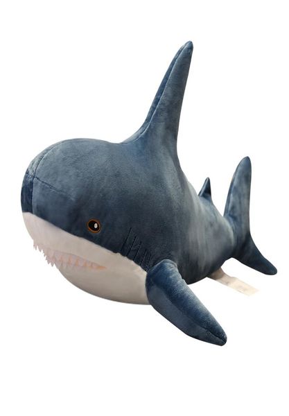 80 * 100 centimetri di grandi dimensioni divertente morbido morso di squalo peluche cuscino placare cuscino regalo per i bambini 10115899034
