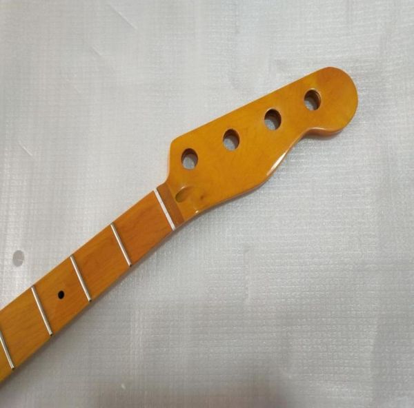 Manche de basse à 4 cordes en érable, 20 frettes, pièces de rechange pour guitare basse électrique, 3635222