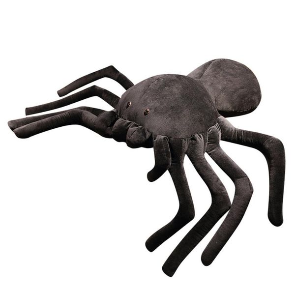 Animali di peluche Simulazione Ragno nero Peluche Giocattolo di grandi dimensioni Trucco RealLife realistico Insetto Cuscino per bambini Spaventoso Horror Doll 5044162