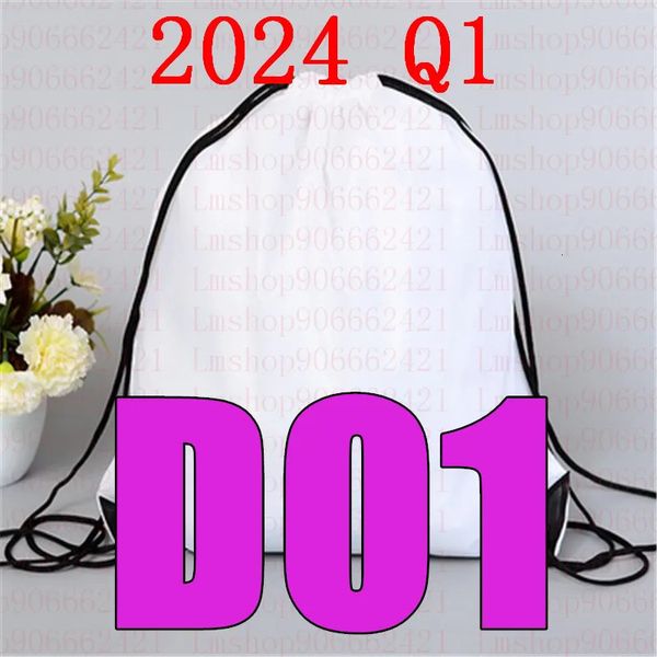 Neueste 2024 Q1 DA 01 Kordelzug Tasche DA01 Gürtel Wasserdichter Rucksack Schuhe Kleidung Yoga Laufen Fitness Reisen 240106