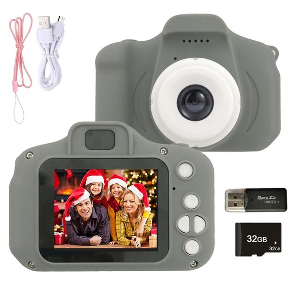 Telecamere giocattolo per bambini 1080P HD Schermo da 2 pollici Giocattoli elettrici per bambini Educativi Mini camara de fotos infantiles de 240105