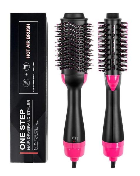 La più recente spazzola per capelli ad aria da 1000 W One Step 2in1 Asciugacapelli Styler Spazzola per capelli ricci lisciante multifunzionale con Negativ4329191