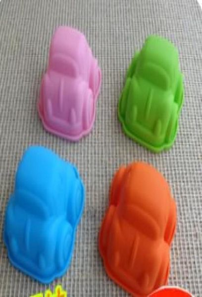 Stampo per muffin in silicone a forma di piccola automobile, pirottini per muffin per baby shower8936596