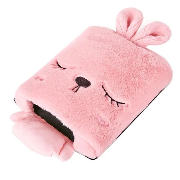 Cartoon Rosa Kaninchen USB Beheizte Maus Pad Tiere Nette Dame Wärmer Hände Büro Winter Maus Matte Für Frauen Arbeiten dropship 240105