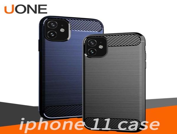 Kohlefaser gebürstete Textur TPU-Schutzhülle für iPhone 11 Pro Max XR XS MAX X Samsung S10 A20 A50 Note 10 Plus LG 9701236