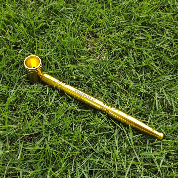 Tubo de metal 150mm tubo de fumaça removível de bambu fácil de limpar acessórios de cigarro atacado