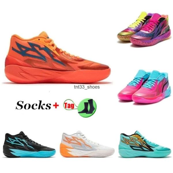 Scarpe per bambini della scuola elementare MB.01 MB.02 MB.03 In vendita Buzz City Rick Morty Men Donne Basketball Scarpe da basket Sport Suneakers Store Dimensione 35-46