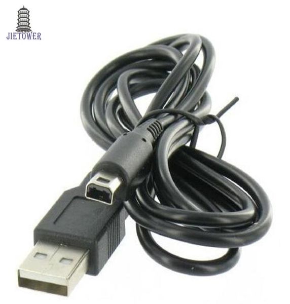 100 peças lote 12m preto para nintendo 3ds dsi ndsi xl ll carregamento de sincronização de dados charing cabo usb carregador de chumbo9123435