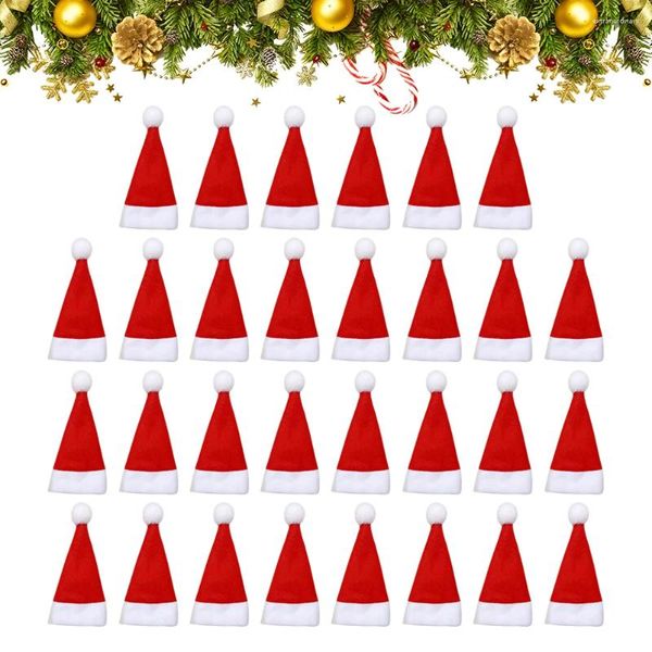 Keukenopslag 30 Kerstservieshouder Kerstbestek Organisatie Zakzak DIY Flessen Lollipop Kerstmuts Voor Vakantiefeest