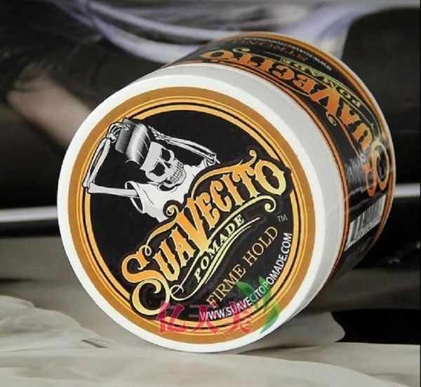 Ceras antigas creme de cabelo produto pomada de cabelo para estilo salão de beleza suporte de cabelo em suavecito crânio cabelo forte modelagem lama