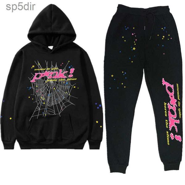 Tuta da uomo di design Felpa di lusso Spider 555 Tuta da uomo di moda Sp5der Young Thug 555555 Pullover Rosa Tuta da donna di design L6 TD81