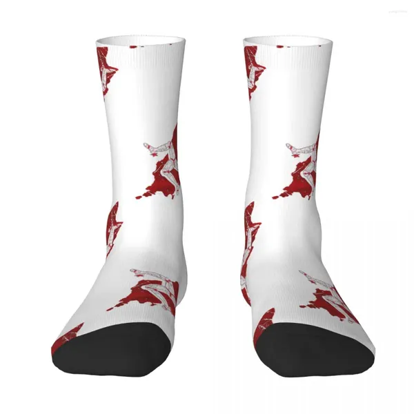 Herrensocken Isle Of Man Races Harajuku Hochwertige Strümpfe ganzjährig Accessoires für Unisex-Weihnachtsgeschenke