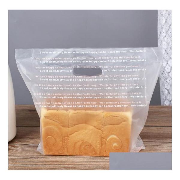 Mutfak Depolama Organizasyonu Siparişleri 1000 PCS Yüksek kaliteli tatlı çanta kek tost ekmek torbaları Take-away ambalaj torbası fırın dükkanı dhmer