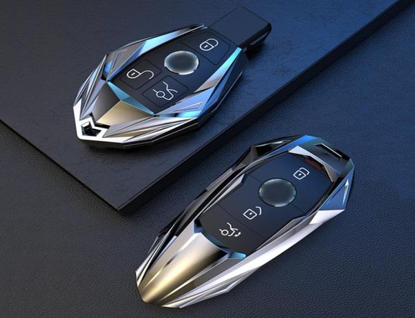 Для Mercedes Class A B C S R V GL и ML GLA GLC GLE GLK GLS SLC EQC AMG Чехол для дистанционного ключа автомобиля Чехол для ключа Car Styling9639053