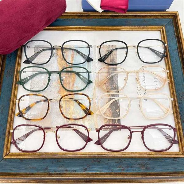 58% óculos de sol nova alta qualidade net-vermelho feminino ni família mesma anti luz azul miopia versão coreana magro quadro transparente 0459 óculos