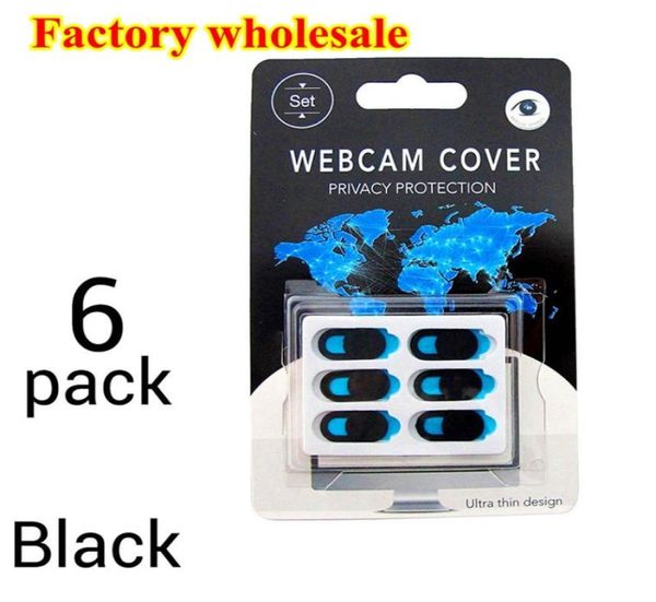 Em 2021 capa de câmera de plástico com obturador deslizante magnético capa de webcam tablet web laptop pc câmera lentes de telefone celular adesivo de privacidade5825435