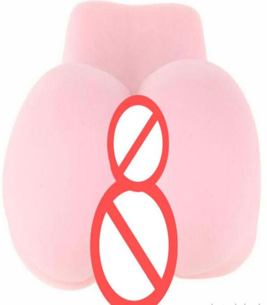 Bambole giocattolo del sesso della vagina TPR morbido a due fori Realistico culo femminile per la masturbazione maschile Sesso Amore Rosa Mastuibation della vagina artificiale On9103797
