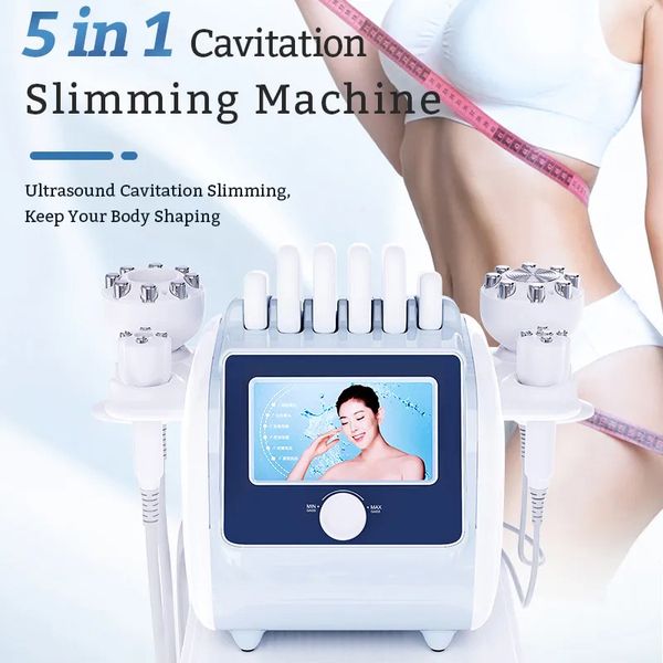 5in1 Kavitation Fettverbrennung Körper Slim Massage Radiofrequenz Kavitation Vakuum Laser RF Cellulite Entfernung Maschine