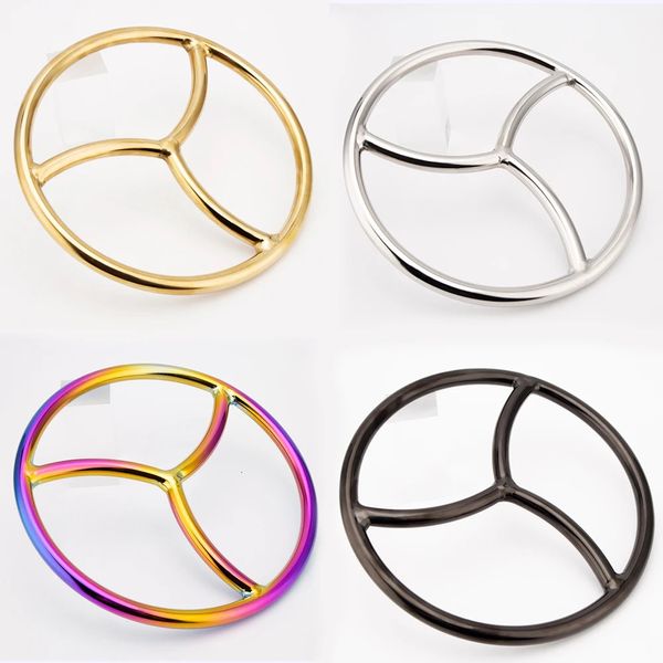 4 cores shibari japonês anel de aço inoxidável metal artístico-erótico suspensão bondage engrenagem bdsm restrições base de âncora conjunto 240106