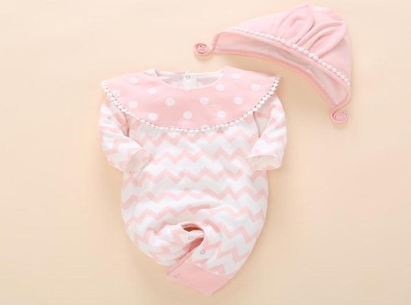 Neugeborene Kleidung Strampler Unisex Set 0 3 Monate Mädchen Sommer Herbst Mode Baumwolle Kleidung 1 Jahr Baby Geburtstagsgeschenk 2010281751931