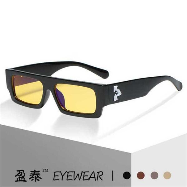 22% оптовая продажа солнцезащитных очков, новые квадратные солнцезащитные очки в том же стиле, темные женские усовершенствованные модные очки
