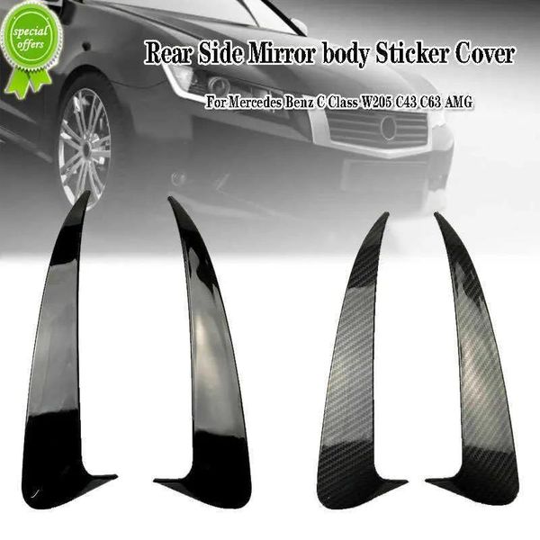 Teile Neue Heckschürze Spoiler Air Vent Trim Rückseite Spiegel Körper Aufkleber Abdeckung 2014-2019 4 Tür Für Mercedes Benz C Klasse W205 C43 C63 A